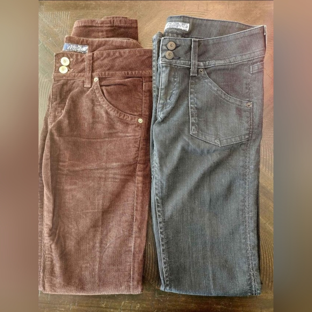 2 pair HUDSON pants size 27
